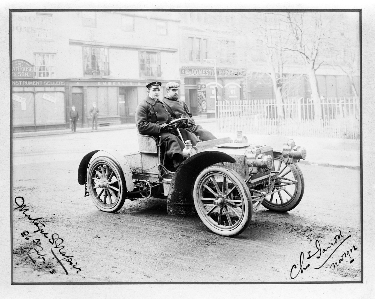 1902 12 h.p. 4 cyl. Napier car (with MS Napier and C Jarrott) Napier 3087H