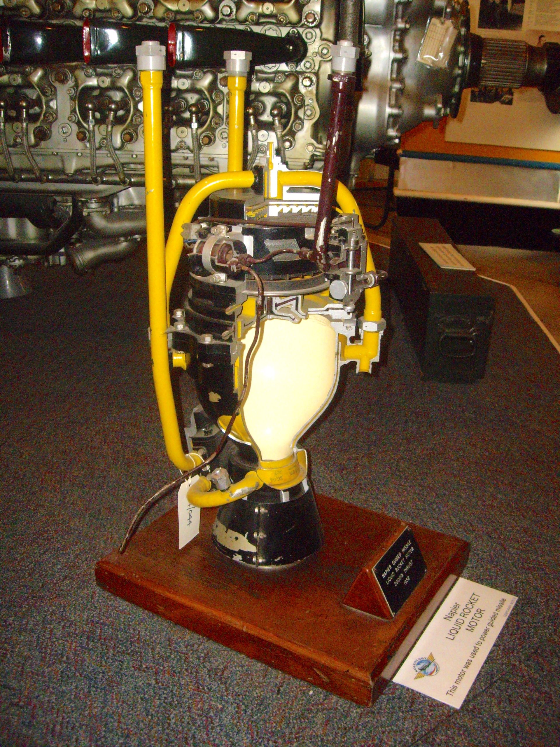 Napier Rocket Motor Solent Sky Museum