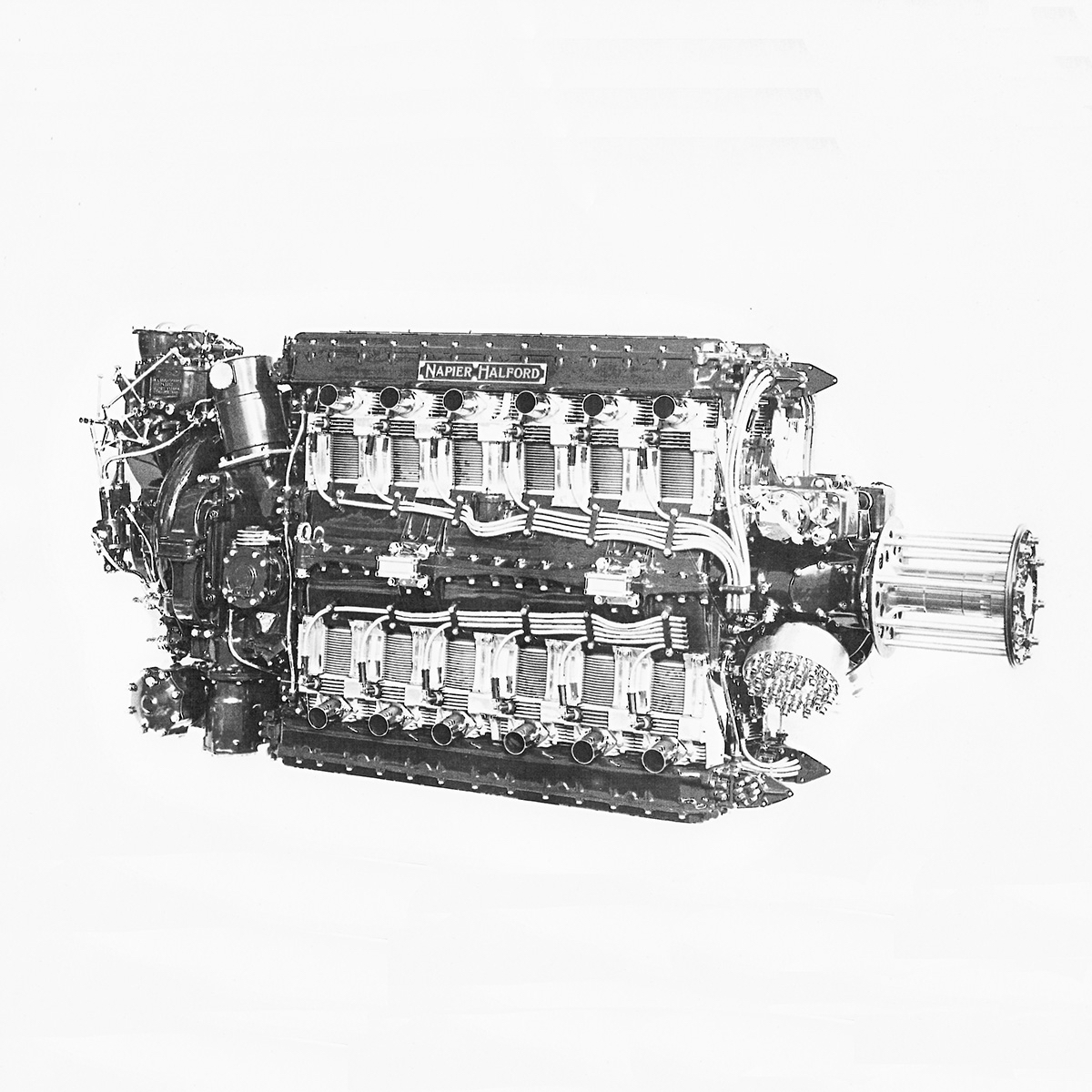 Napier Dagger III engine as used for exhibition in 1936