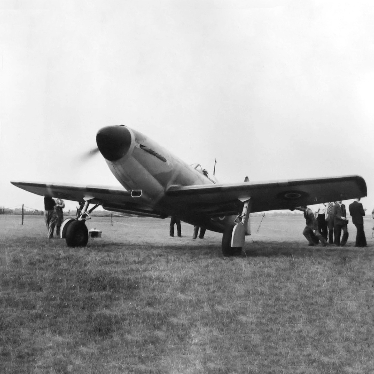 Martin Baker MB3 with Sabre II engine running