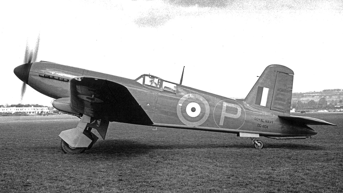 Blackburn B37 Firebrand prototype DD804 with Sabre III engine