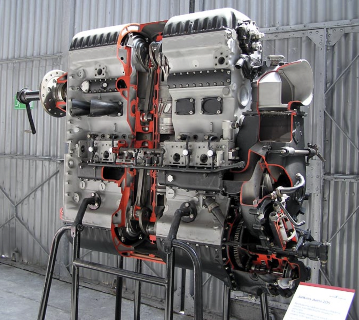 Junkers 205 engine courtesy Kosice Air Museum, Slovakia
