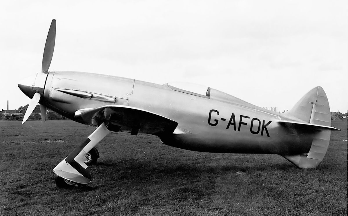 Napier-Heston Racer G-AFOK fitted with Sabre I engine