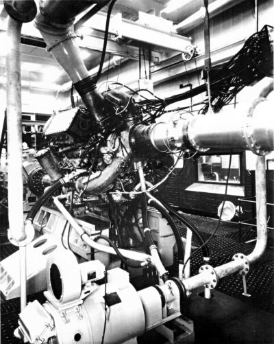 Napier turbocharged T9-29 Deltic engine under test