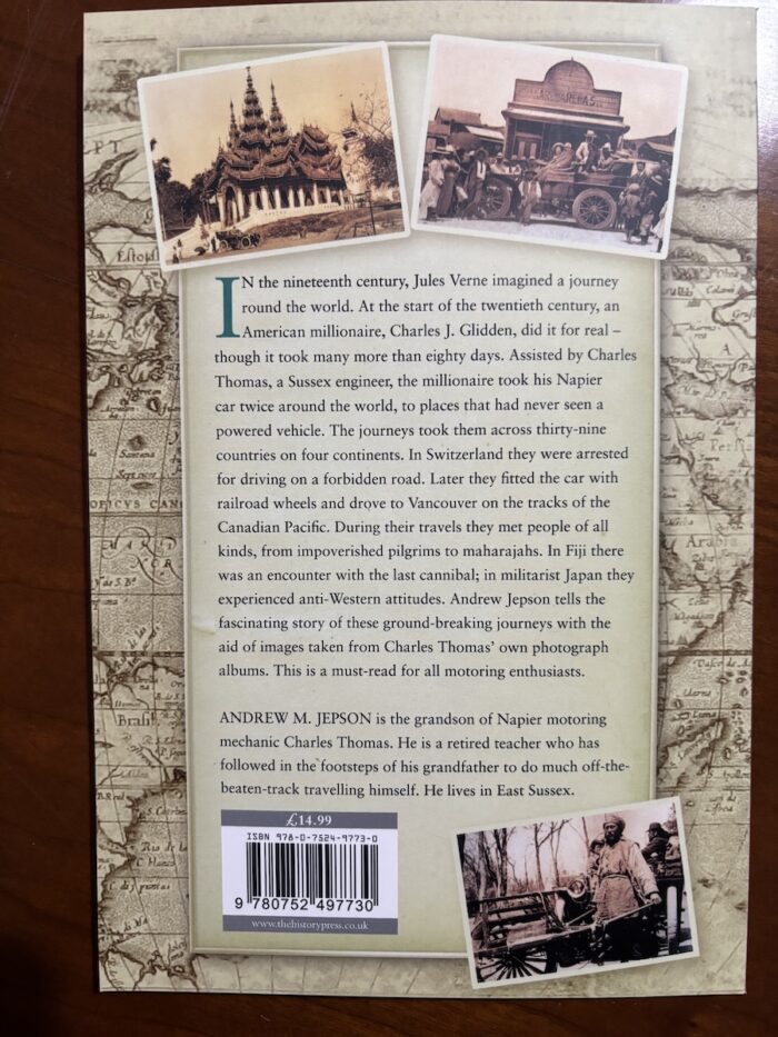 Around the World in a Napier rear cover
